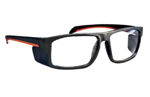 ArmouRx 5003 Safety Glasses - BLACK/RED