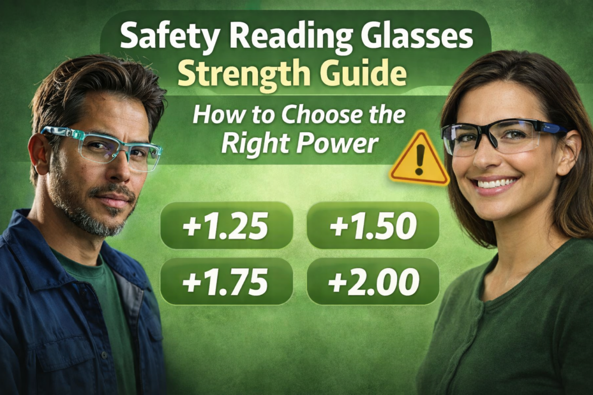 Safety Reading Glasses Strength Guide: How to Choose the Right Power ...