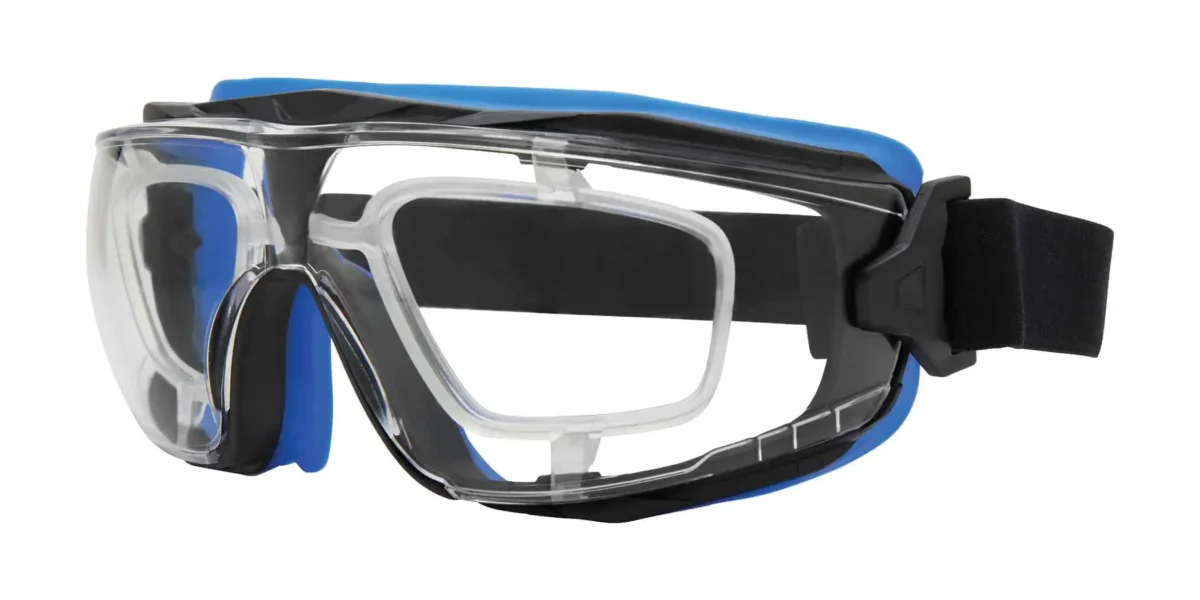 Pentax-GT20-Goggle-Blue-Black-frame-angled-left